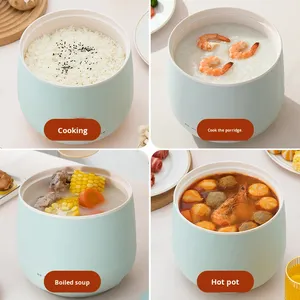 Nồi cơm điện đa năng 1.8L, lòng nồi tráng men gốm chống dính, di động, điều khiển vi tính bằng nhựa, dùng trong gia đình - Product Image 2