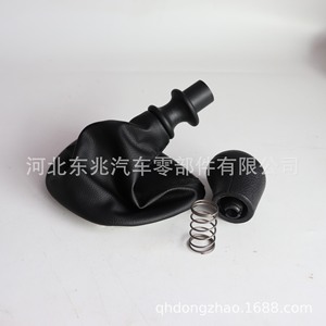 Mercedes-Benz Van Gear <b>Knob</b> Black Leather Ergonomic <b>Shift</b> Lever Cover DZ05 Q7-2 K8 - Product Image 5