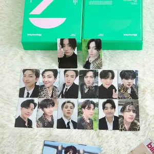 Kpop Bangtan boys 2020 Memories Photocards Plastic Cards Holder JK JM V Double Sides Prints Paper Billboard Poster