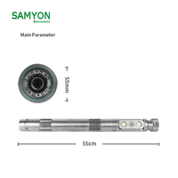 Pan Tilt Pipe Inspection Ptz Bien Caméra Sous-Marine Profonde Cctv 360 Degrés 150m Câble Puits D'eau Forage Caméra D'inspection
