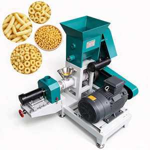 Machine extrudeuse de snacks de maïs soufflé électrique en acier inoxydable, équipement automatique de fabrication alimentaire - Product Image 1