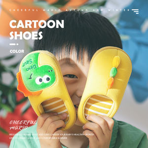 Zapatillas de Mario para niños, zapatos informales unisex para bebés, calzado de dibujos animados para dormitorio en invierno, nuevo estilo, <span class=keywords><strong>2022</strong></span> - Product Image 2