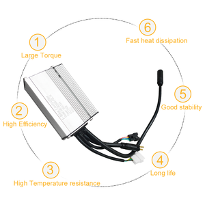 Nhà Máy 36V 15Ah 48V Không Thấm Nước Ebike Điều Khiển Cho Fat Tire Electric Cycle Chuyển Đổi Kit - Product Image 4