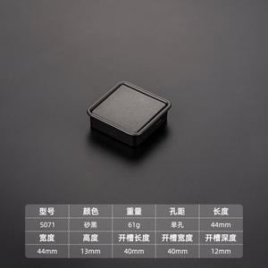 Boutons et poignées de tiroir de luxe en alliage de zinc dissimulés au design européen Nouvelle poignée d'armoire pour armoires de cuisine et commodes - Product Image 5