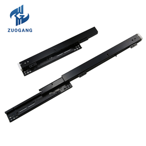 Đồ Nội Thất Hiện Đại Phụ Kiện Cho Nhà Bếp Ăn Phòng Ngủ-Mở Rộng Đầy Đủ 3 Lần Thép Màu Đen Mềm Đóng Đệm Ẩn Ngăn Kéo Trượt - Product Image 2