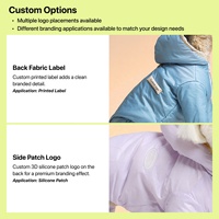 Veste isolante pour chien Thinsulate réversible 2-en-1, imperméable, ultra-légère, hiver, logo personnalisé