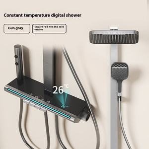 Juego <span class=keywords><strong>de</strong></span> <span class=keywords><strong>ducha</strong></span> digital <span class=keywords><strong>para</strong></span> bañera al por mayor, sistema <span class=keywords><strong>de</strong></span> <span class=keywords><strong>ducha</strong></span> <span class=keywords><strong>de</strong></span> latón <span class=keywords><strong>para</strong></span> baño, <span class=keywords><strong>grifo</strong></span> mezclador ajustable <span class=keywords><strong>de</strong></span> agua fría y caliente <span class=keywords><strong>para</strong></span> hotel - Product Image 2