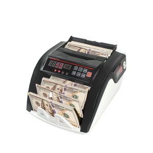 Contadora de Billetes Profesional de Grado Comercial con LED, Velocidad de 900 Billetes/Min, Tolva de 300 Billetes, Reconocimiento Automático de <span class=keywords><strong>Moneda</strong></span> Magnético - Product Image 4