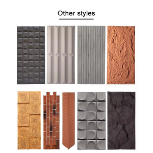 Paneles de Piedra Artificial de Poliuretano Flexible de Alta Calidad, a Bajo <span class=keywords><strong>Precio</strong></span>, Impermeables, para Decoración de Paredes Exteriores - Product Image 3
