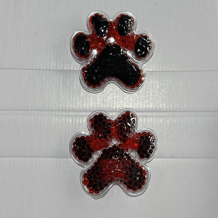 Wholesale Branded Logo Reusable Hot and Cold Gel Ice Packs Square Gel Beads Hot Cold Packs with Customized Logo