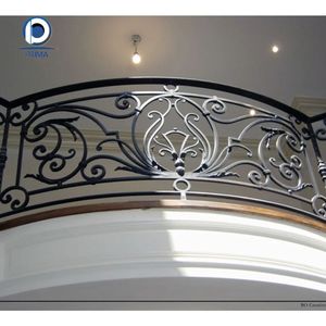 Rampe en fer forgé de luxe moderne de haute qualité avec <span class=keywords><strong>balustres</strong></span> pour balcon et terrasse de villa - Product Image 4