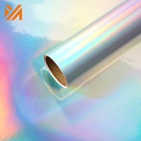 Película de Vinilo Holográfica Autoadhesiva, Resistente al Agua y a los Rayos UV, Brillante, para Impresión de Pósteres, para Plotter de Corte