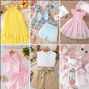 Ropa Infantil Usada Mixta al por Mayor, Inventario de Ropa Casual con Estampados de Dibujos Animados para Niños, Envío Aleatorio - Product Image 3