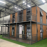 Maison conteneur préfabriquée portable pliable à double aile extensible sur roues, 3 chambres, 2 étages, 10 pieds x 20 pieds, Baijing Zhuoda