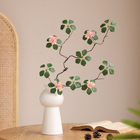 AL-5901 jardin chinois tissu de soie artificielle 120CM Lotus plante feuille verte avec fleur pour la vente en gros