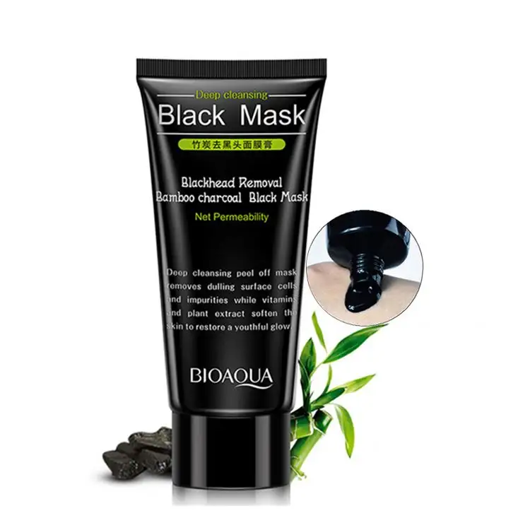 OEM/ODM Bioaqua pulisci i pori rimuovi i punti neri maschera nera per la cura del naso