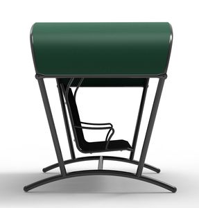 <span class=keywords><strong>Columpio</strong></span> de ocio doble <span class=keywords><strong>con</strong></span> <span class=keywords><strong>toldo</strong></span> <span class=keywords><strong>para</strong></span> jardín, parque, césped, techo, balcón, patio exterior, muebles de Metal duraderos - Product Image 3