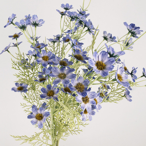 Flor Artificial al por Mayor, Crisantemo de 2 Ramas, Manzanilla Campestre, Decoración de Interiores para el Hogar, Pequeña Margarita Artificial - Product Image 4