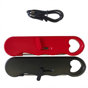 Thermomètre numérique rechargeable pour viande, grande écran LED, construction métallique, étanche IPX6, design pliable pour barbecue - Product Image 2