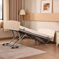 Lit médical électrique de conception allemande pour soins à domicile, conforme à la norme IEC 60601, capacité 185 kg, pour maisons de retraite et soins aux personnes âgées, réglable