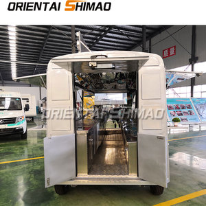 Kahve otomatı gıda kamyoneti Vintage tam donanımlı gıda kamyon gıda römork - Product Image 3