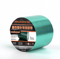 Bande de réparation de bâche en PVC auto-adhésive imperméable résistante à l'usure pour le couteau activé par l'eau de réparation de trou de tissu de fuite d'auvent de camion