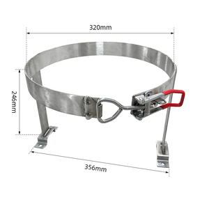 Support <span class=keywords><strong>de</strong></span> bouteille <span class=keywords><strong>de</strong></span> <span class=keywords><strong>gaz</strong></span> verrouillable en acier inoxydable réglable OEM ODM <span class=keywords><strong>pour</strong></span> remorque, camping, caravanes - Product Image 2