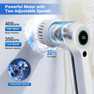 Điện quay Scrubber nhà bếp làm sạch bàn chải món ăn Cleaner cầm tay rửa chén phòng tắm điện quay Scrubber có thu phí - Product Image 3