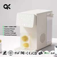 Distributeur d'eau chaude et froide instantané pour la maison, chauffage rapide en 3 secondes, contrôle multi-températures, moule exclusif, alimenté par batterie, 2400W, en plastique