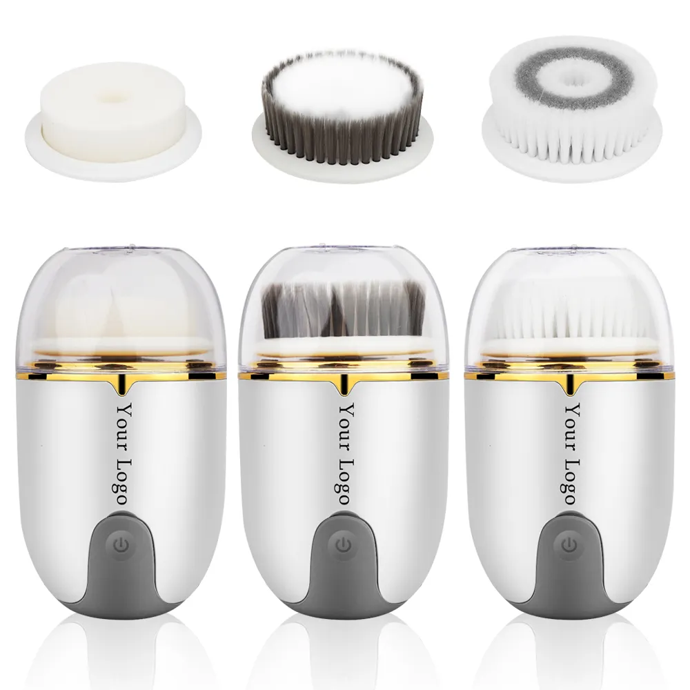 Rechargeable Electric facial cleansing brush 360 Rotating Face Brush facial cleanser for Deep Cleansing