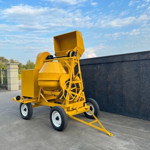 Bétonnière avec treuil de levage, chariot à roues, poulie, support A2-510LT - Product Image 4