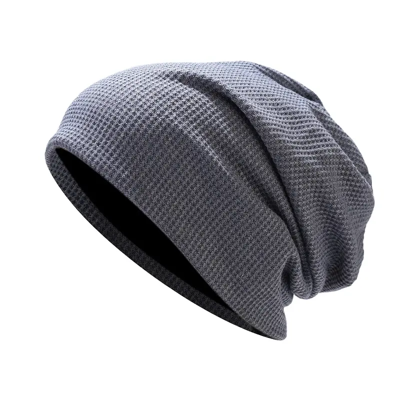 Factory Direct Sales Cotton Solid Color Pullover Hat Ladies Simple Light Plate Wind Shield Ear Protection Cap Beanie Cap