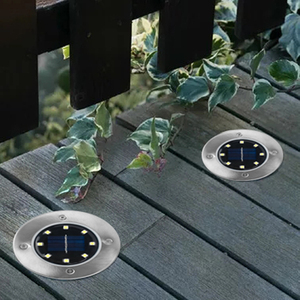 8 LED de la noche de seguridad con energía Solar jardín luz subterránea por vía de planta Solar las luces - Product Image 5