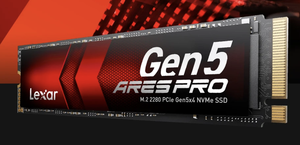 Lexar Ares Pro PCIe5.0x4 M.2 2280 NVMe Internal SSD 14000MB/s Supercharge AI Workflows untuk PC Desktop - Product Image 6