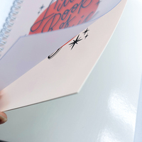 Cahier à spirales en papier épais ligné A4/A5 Cahier d'exercices scolaires pour étudiants