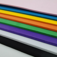 Feuille de mousse EVA 3mm 50*50cm avec 28 couleurs en stock Fournitures de bricolage pour la décoration murale de la maternelle Mousse pour Made Big Flower