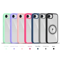 Coque de téléphone transparente en acrylique pour iPhone 11 12 13 14 15 16 pour SamsungSE4 2025, coque transparente antichoc