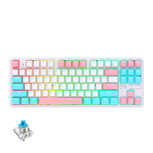 Jazz-teclado electrónico sin cables 870ro ro 87, 2,4G Connection Conexión de tres modos, retroiluminación azul - Product Image 1