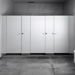 Mamparas de Baño Laminadas Compactas Modernas <span class=keywords><strong>Serie</strong></span> DEBO con Acabado de Madera Resistentes a los Arañazos - Product Image 3