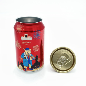 Fabrication de canettes en métal en vrac Remplissage de boissons gazéifiées pour boissons gazéifiées au thé 350ml 8.4 oz 12oz 16oz 1 litre Canette en aluminium avec bouchon - Product Image 6