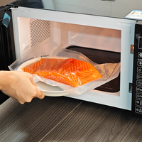 Le fabricant fournit des sacs d'emballage gaufrés pour le stockage des aliments sacs en plastique texturé scellés sous vide pour la viande les légumes le poisson frais