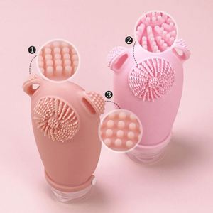 Botellas de Viaje de Silicona Duraderas de 100 ml, Libres de BPA, para Champú y Loción, para Mujer y Hombre, Recipientes de Almacenamiento Portátiles - Product Image 4