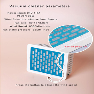 Collecteur de poussière à ongles électrique 2-en-1 36W avec logo personnalisé, repose-main en mousse à mémoire de forme, support en acier inoxydable, marque <span class=keywords><strong>OYS</strong></span> - Product Image 6