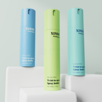 Nouvelle Bouteille Vaporisateur de Parfum Fixateur de Maquillage Mat Dégradé Personnalisable 50ml 100ml avec Pompe Rotative pour Brume Corporelle
