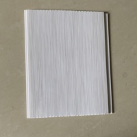 Panneau en PVC de 18cm, plafond intérieur en Pvc, impression en verre lammé blanc sur le marché des Philippines