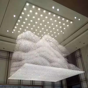 Villa Engineering Italian Design Chandelier ZL- ECC1015 <b>Large</b> Modern Light Glass Ceiling Luxury Hospital Use - Product Image 3