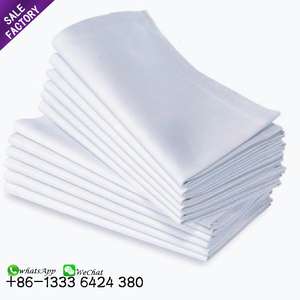 Custom Plain White Cloth Blush Dinner Linen <b>Napkins</b> <b>Wedding</b> Linen Cocktail <b>Napkins</b> - Product Image 6
