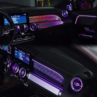 Kit d'accessoires d'éclairage intérieur de voiture LED dynamique et coloré pour Mercedes Benz GLA W247 2020-2024