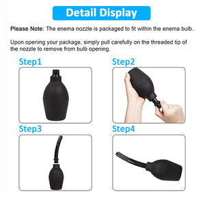 Bulbo de Ducha Vaginal/Anal o Enema, Juguetes Sexuales, <span class=keywords><strong>Irrigador</strong></span> <span class=keywords><strong>Rectal</strong></span>, Enema, Bulbos de Ducha Anal de Silicona - Product Image 6