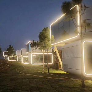 Cabaña Móvil de Doble Capa con Diseño de Paisaje, Estilo Villa, para Campamentos y Espacios Escénicos al Aire Libre - Product Image 4